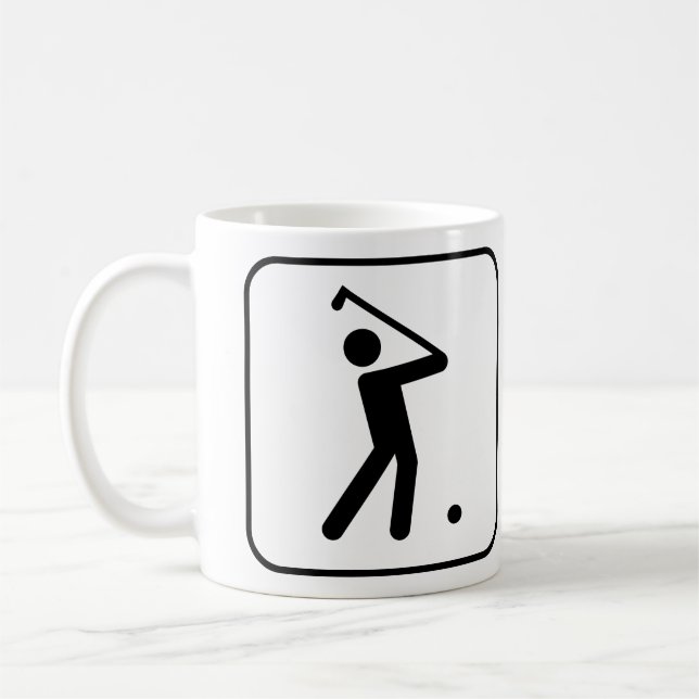 Tasse de symbole de golf (Gauche)