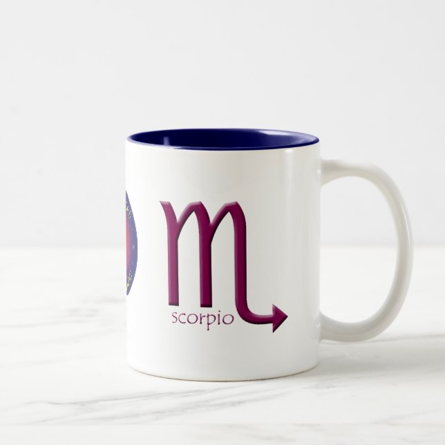 Tasse de symbole de zodiaque de Scorpion (Droit)