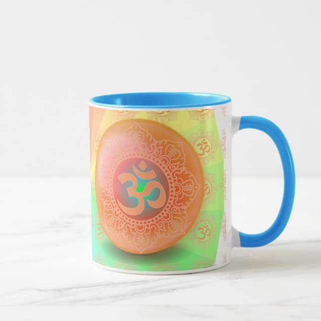 Tasse de symbole d'OM (Droite)