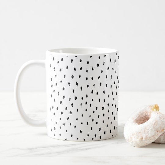 Tasse de tache de griffonnage