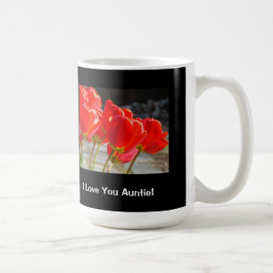 Tasse de tante Je t'aime Tantie ! tasses Tulipes R
