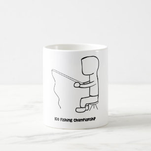 Tasse de tasse/café de championnat de pêche de