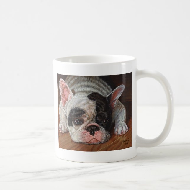 Tasse de tasse de bouledogue français (Droite)
