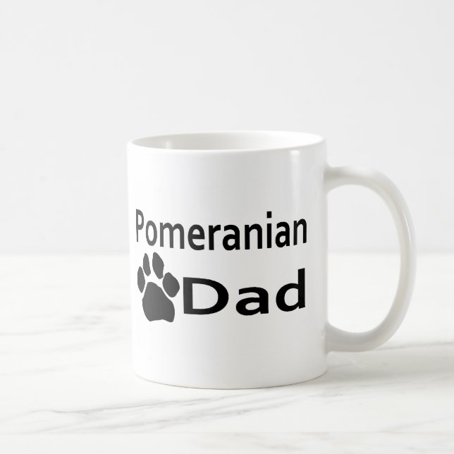 Tasse de tasse de café d'empreinte de patte de (Droite)