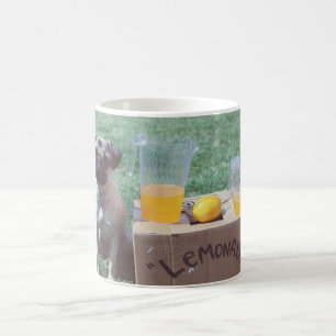 Tasse de tasse de carlin de citrons