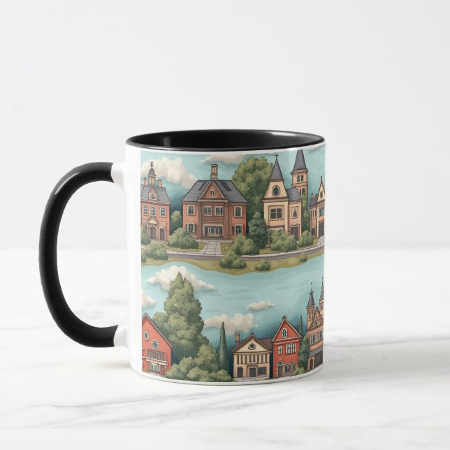 tasse de tasse de la ville (Gauche)