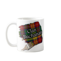 Tasse de tasse de pinceau de tartan de Buchanan de