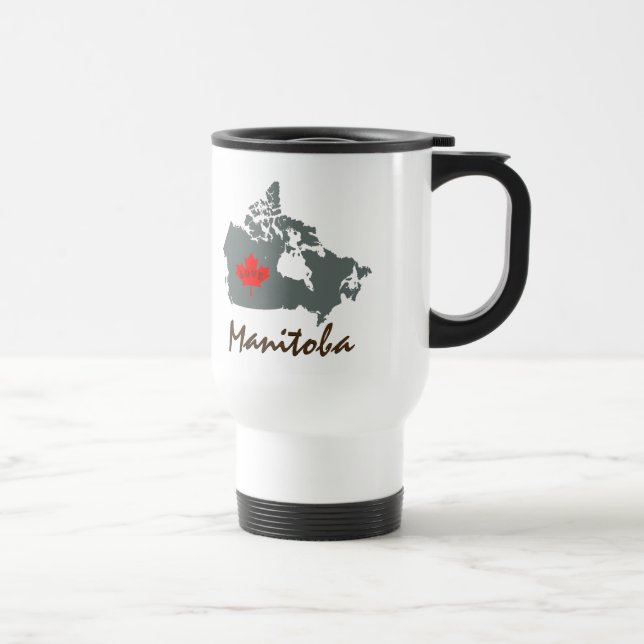 Tasse de tasse de thé de café de Manitoba Canada (Droite)