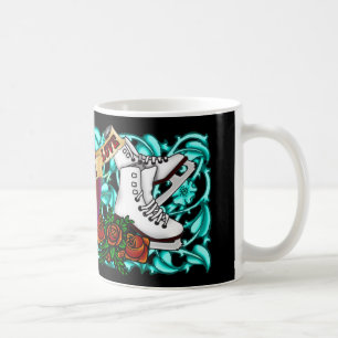 Tasse de tatouage de patineur