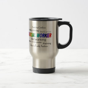 Tasse de Tavel de "fonctions" d'assistant social
