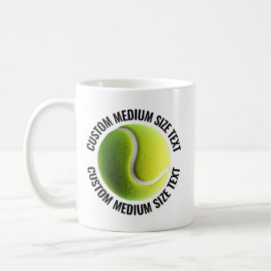 Tasse de tennis personnalisée de taille moyenne 33