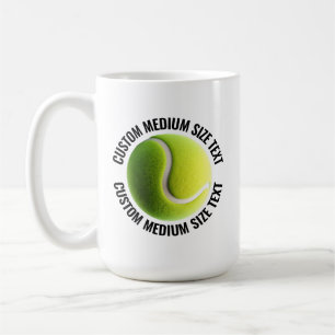 Tasse de tennis personnalisée de taille moyenne 45