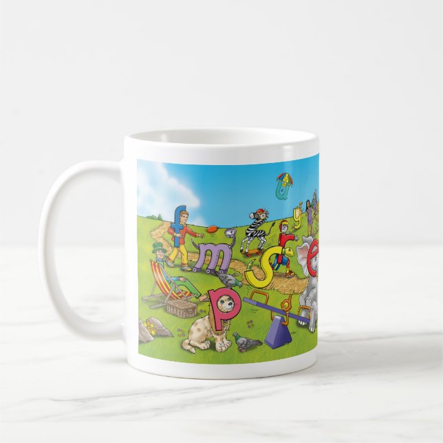 Tasse de terrain de jeu de Letterland | (Gauche)
