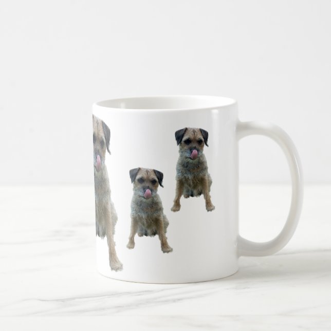 Tasse de Terrier de frontière (Droite)