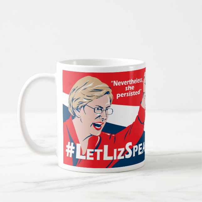 Tasse de terriers d'Elizabeth de #LetLizSpeak - (Gauche)