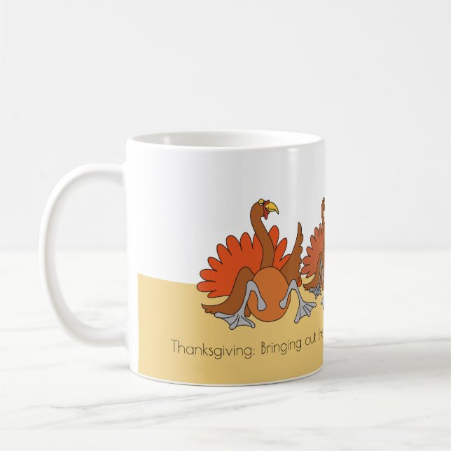 Tasse de Thanksgiving dinde (Gauche)