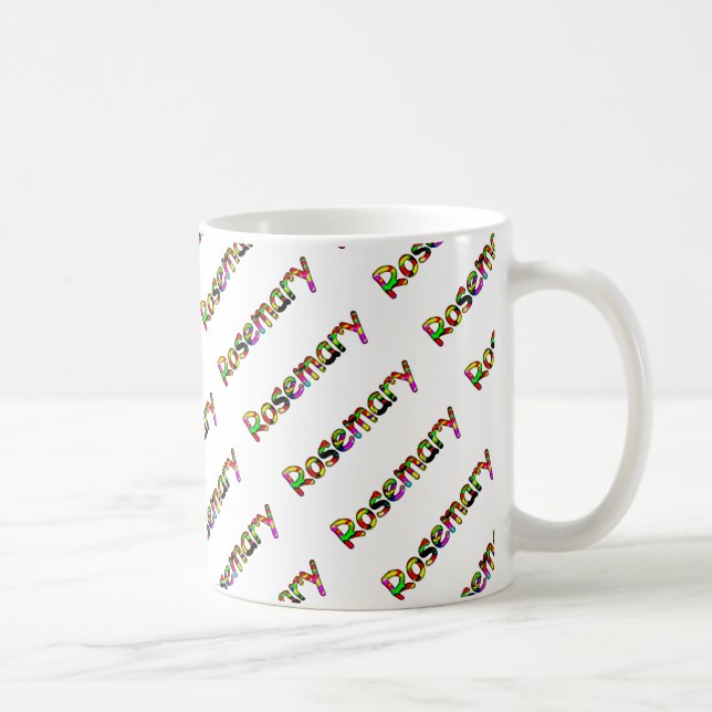 Tasse de thé à la romarin personnalisée (Droite)