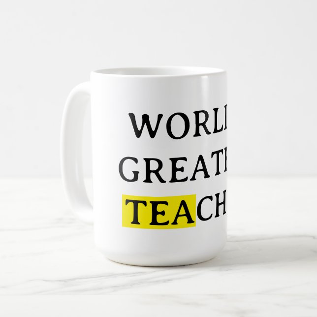 Tasse de thé cadeau d'appréciation pour le meilleu (Devant gauche)