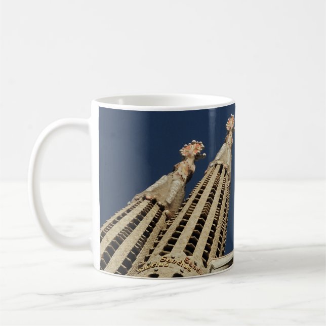 Tasse de thé de café de Barcelone Espagne Gaudi (Gauche)