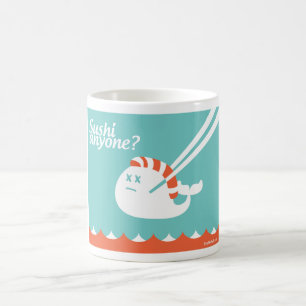 Tasse de thé de café de gazouillement - baleine