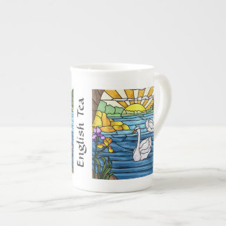 Tasse de thé de chanson de cygne