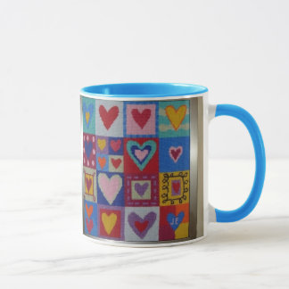 Tasse de thé de Coffe de coeurs de Valentine
