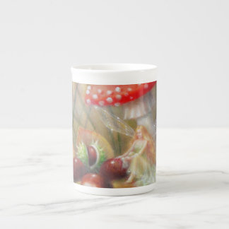 Tasse de thé de lustre d'automne par Lynne