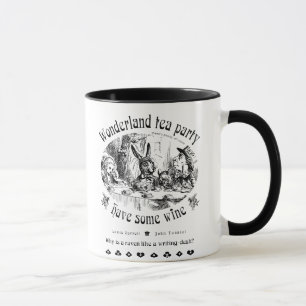 Tasse de thé du pays des merveilles