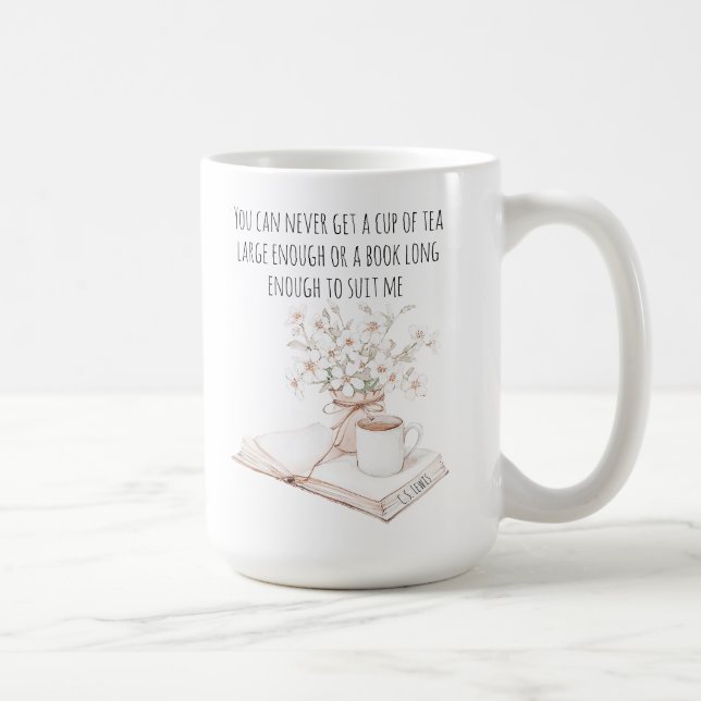 Tasse de thé et citation de livre | Auteur de livr (Droite)