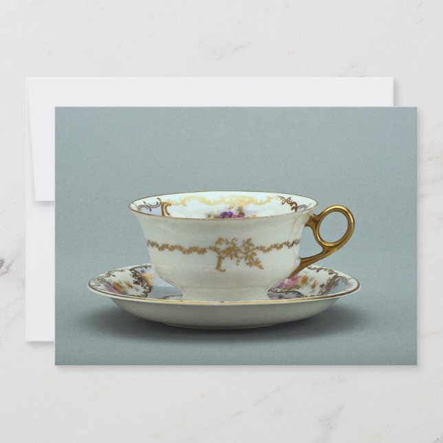 tasse de thé et soucoupe du XXe siècle, Bavière, A (Devant)