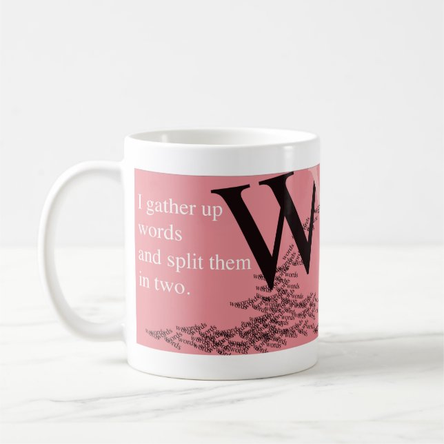 Tasse de Thinklings - je recueille des mots (Gauche)