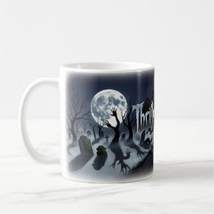 Tasse de Thriller — Horreur Zombie Cimetière Nuit