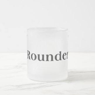 TASSE de TISONNIER en verre givré