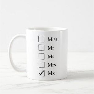 Tasse de titre de MX (cinq options)