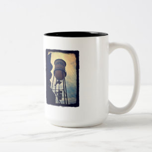 Tasse de ton de la tour d'eau de Campbell CA deux