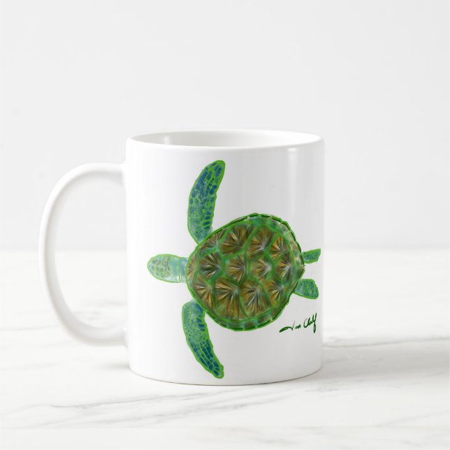 Tasse de tortue de mer (Gauche)