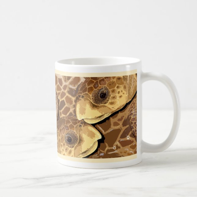 Tasse de tortue de mer d'imbécile (Droite)
