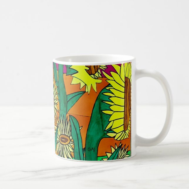 Tasse de tournesol (Droite)