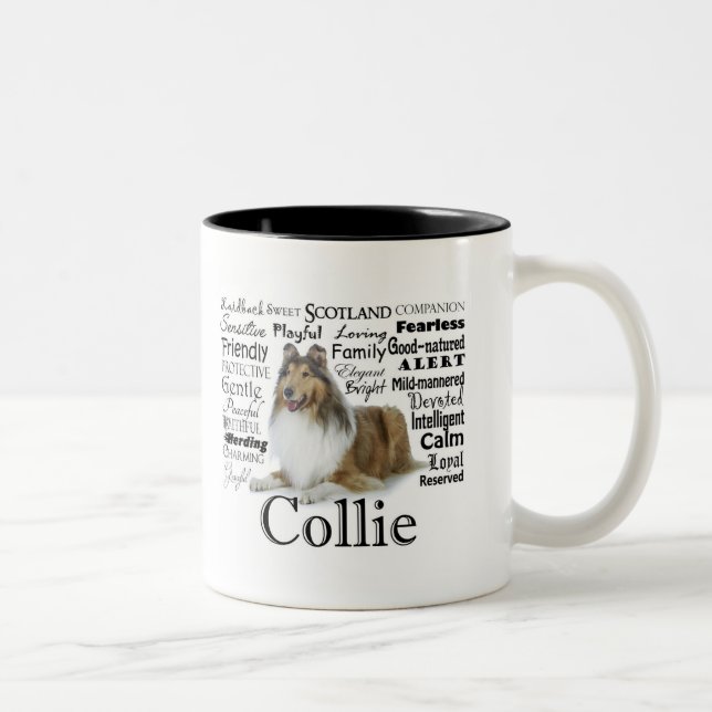 Tasse de traits de colley (Droit)