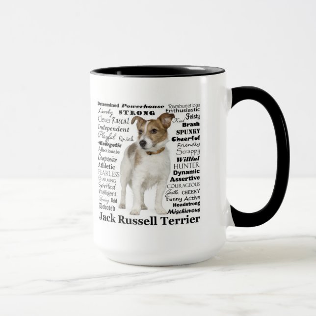 Tasse de traits de Jack Russell (Droite)