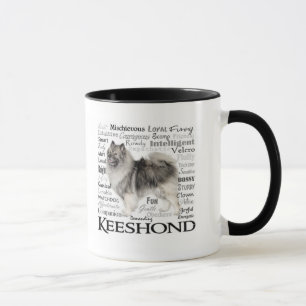 Tasse de traits de Keeshond