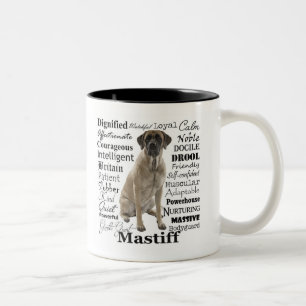 Tasse de traits de mastiff
