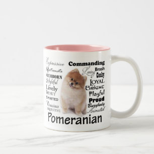 Tasse de traits de Pomeranian