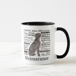 Tasse de traits de Weimaraner