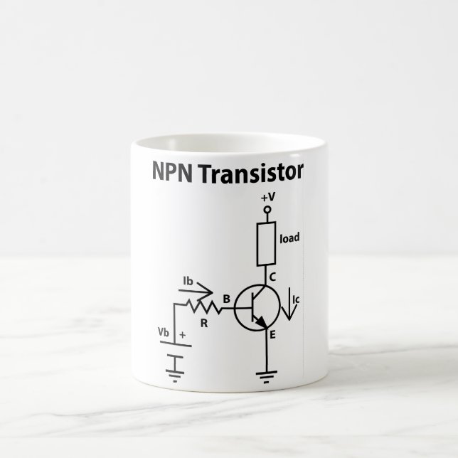 Tasse de transistor de NPN (Centre)