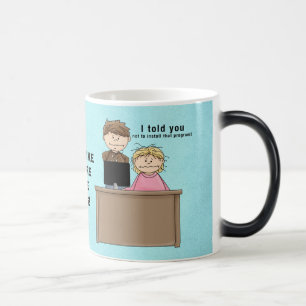 Tasse de travail d'ordinateur