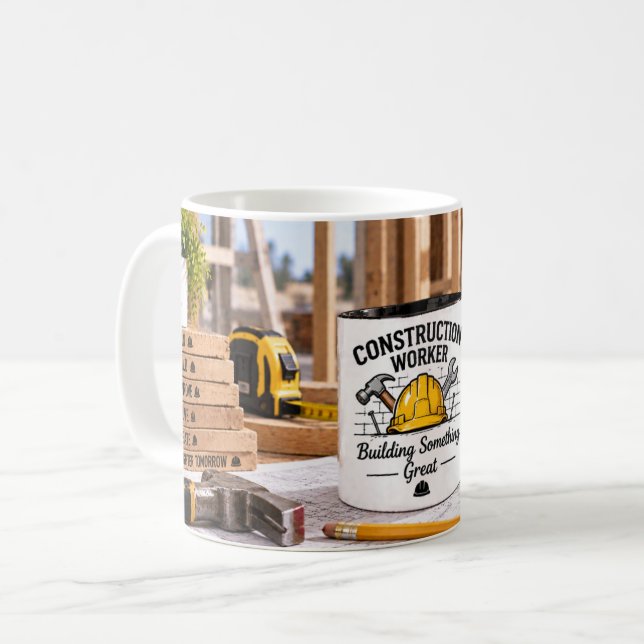 Tasse de Travailleur de la Construction Construisa (Devant gauche)