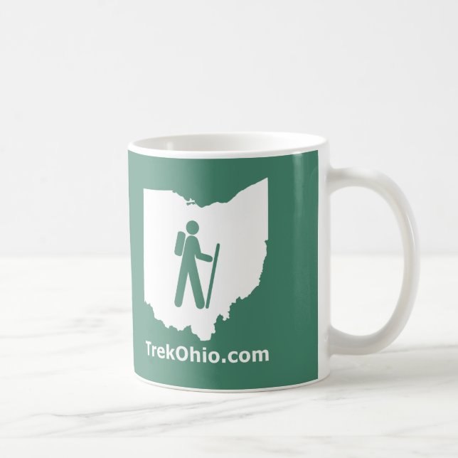 Tasse de TrekOhio, verte (Droite)