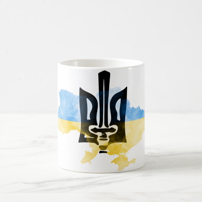 Tasse de Tryzub d'Ukrainien (Centre)
