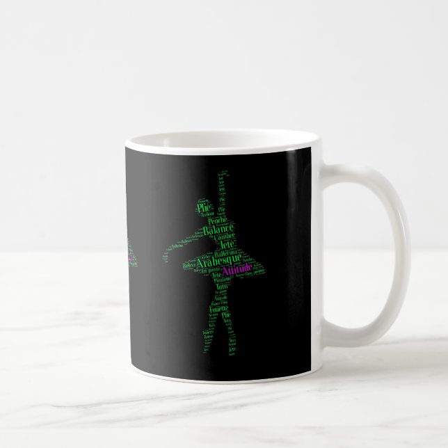 Tasse de typographie : Ballerine (Droite)